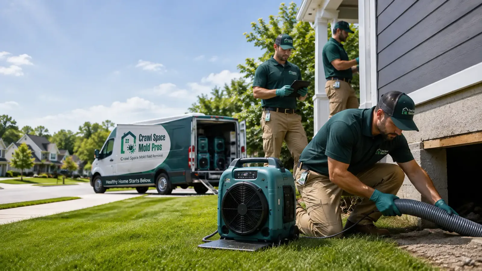 Crawl Space Mold Removal in Potsdam, OH